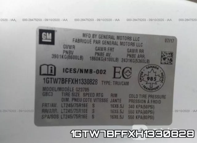 1GTW7BFFXH1330828 фото 10