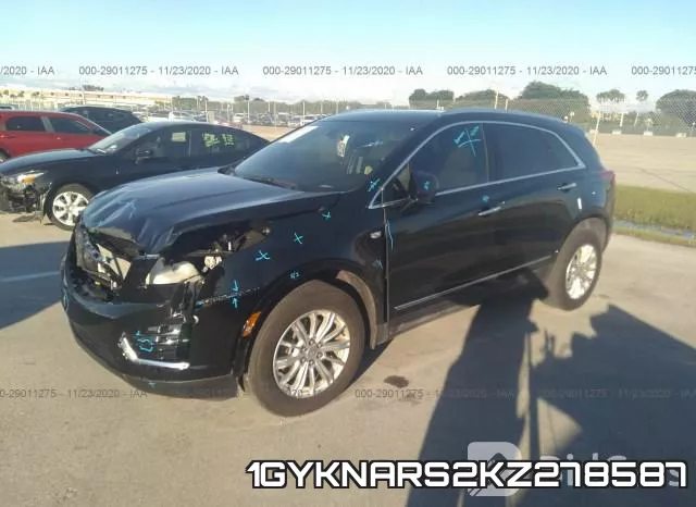 1GYKNARS2KZ278587 фото 3
