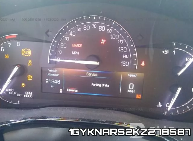 1GYKNARS2KZ278587 фото 8