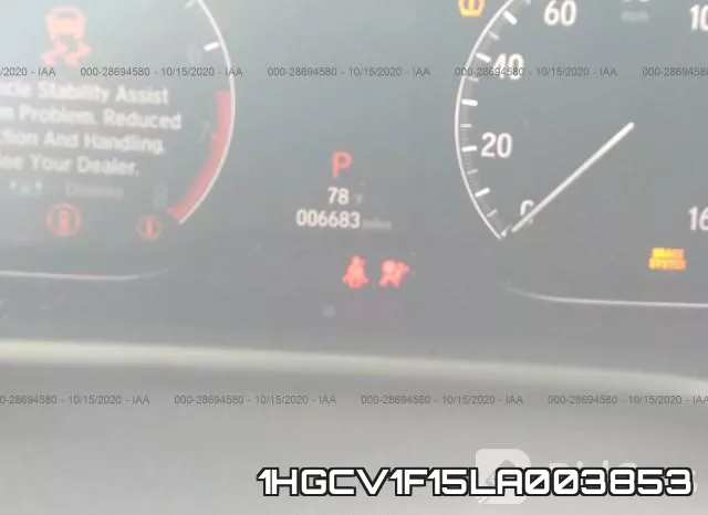1HGCV1F15LA003853 фото 8