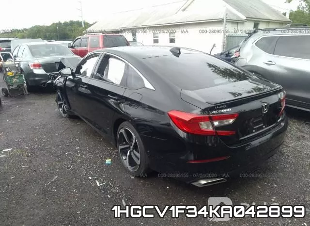 1HGCV1F34KA042899 фото 4