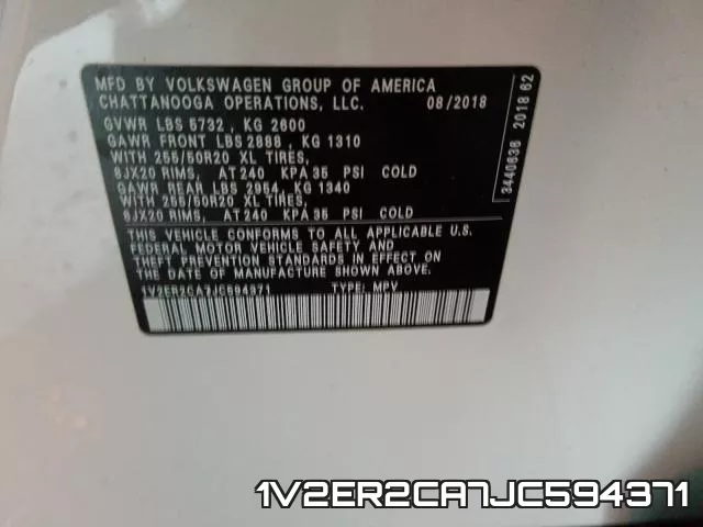 1V2ER2CA7JC594371 фото 2