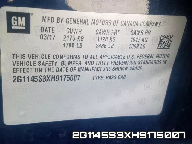2G1145S3XH9175007 фото 2