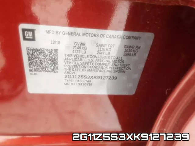 2G11Z5S3XK9127239 фото 2