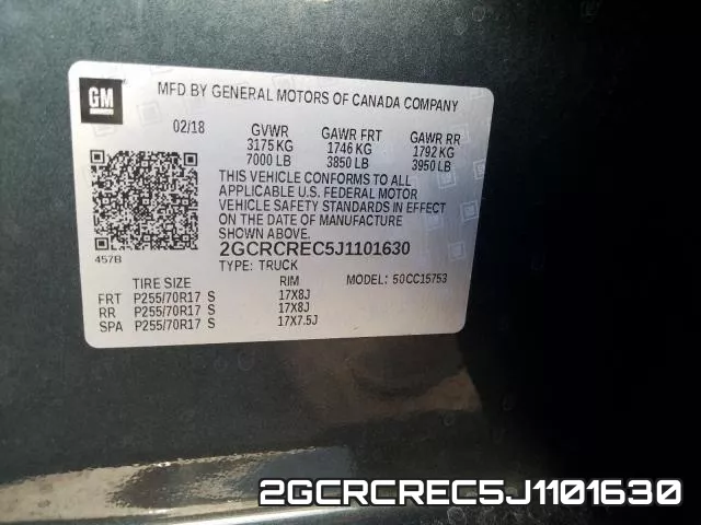 2GCRCREC5J1101630 фото 2