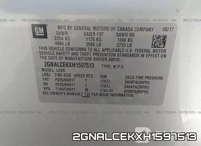 2GNALCEKXH1597513 фото 10