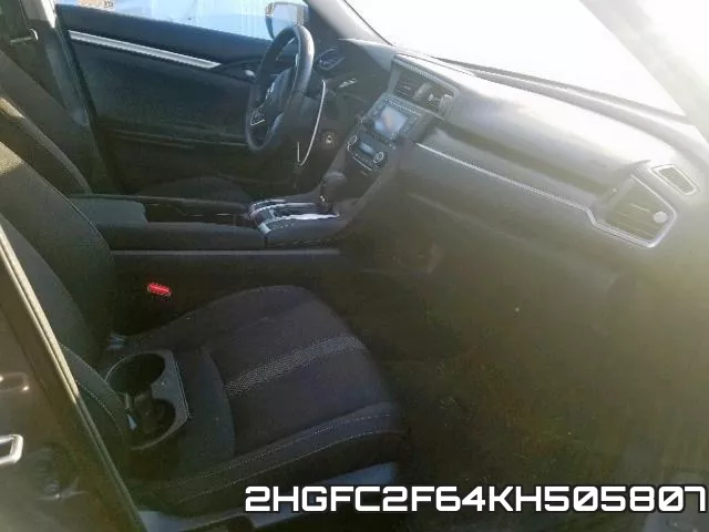 2HGFC2F64KH505807 фото 3