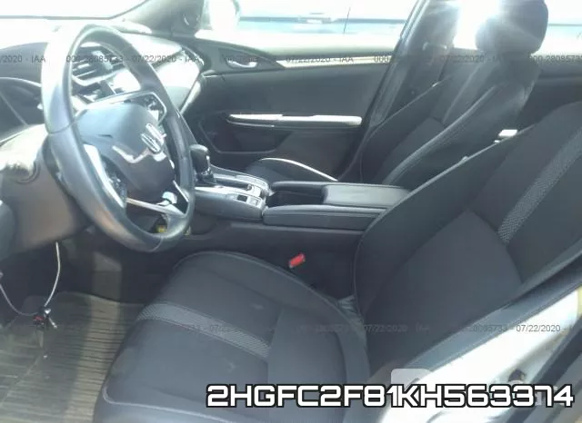 2HGFC2F81KH563374 фото 6