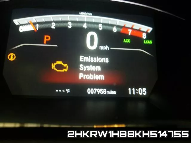 2HKRW1H88KH514755 фото 9