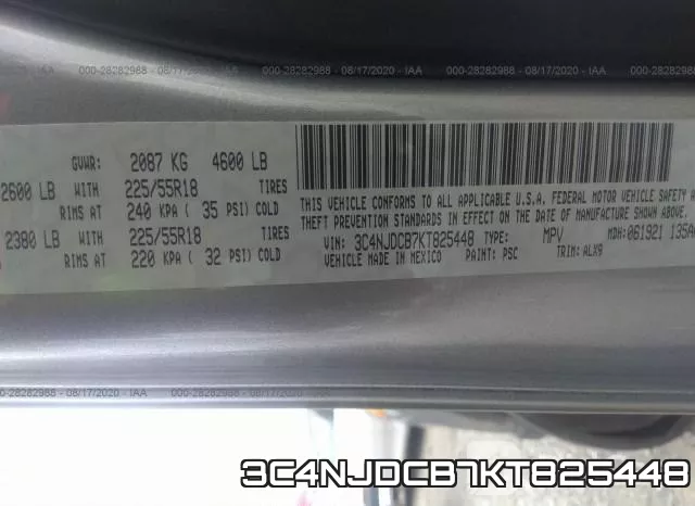 3C4NJDCB7KT825448 фото 10