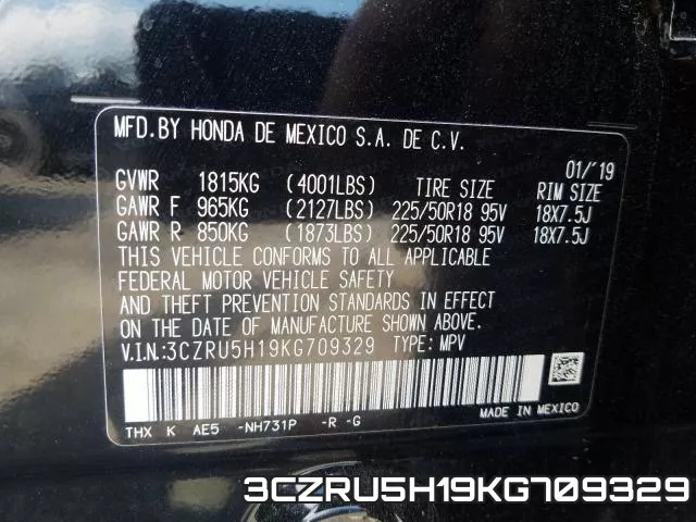 3CZRU5H19KG709329 фото 2