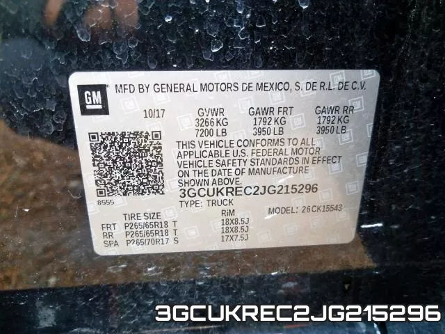 3GCUKREC2JG215296 фото 2