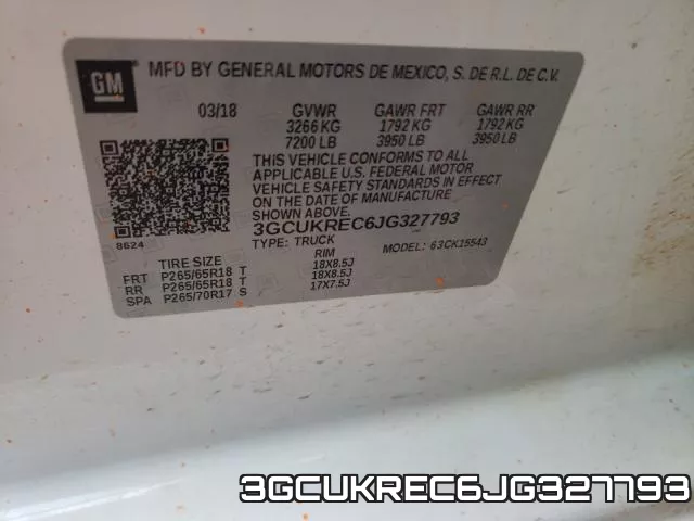 3GCUKREC6JG327793 фото 2