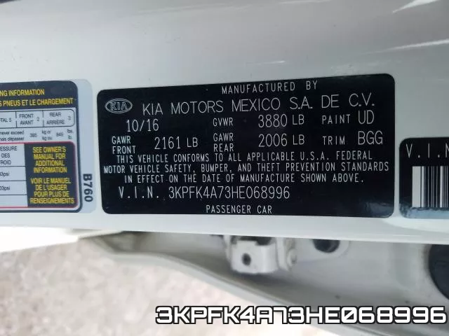 3KPFK4A73HE068996 фото 2