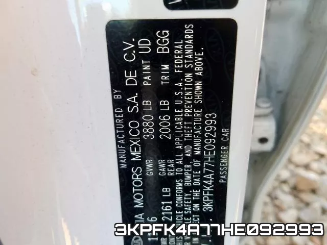3KPFK4A77HE092993 фото 2