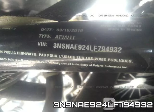 3NSNAE924LF794932 фото 2