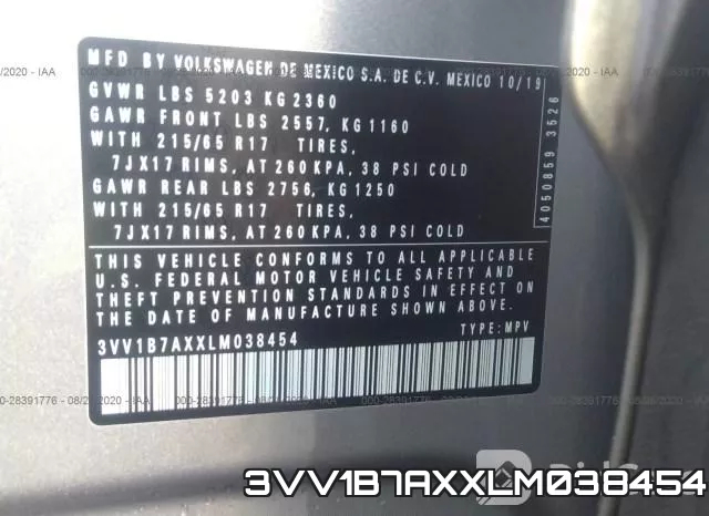3VV1B7AXXLM038454 фото 9