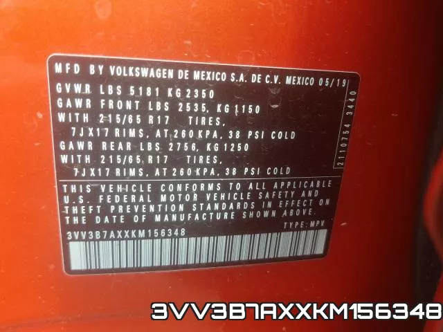 3VV3B7AXXKM156348 фото 2