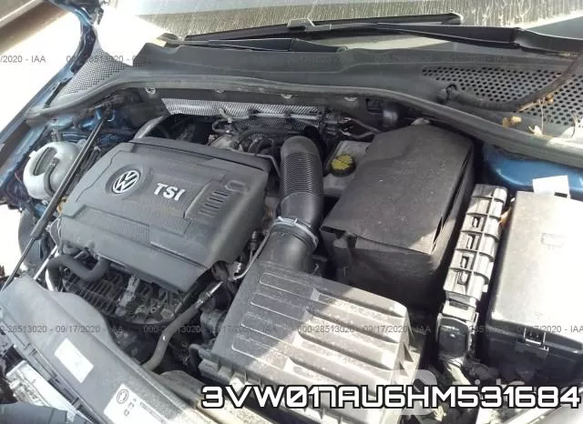 3VW017AU6HM531684 фото 2