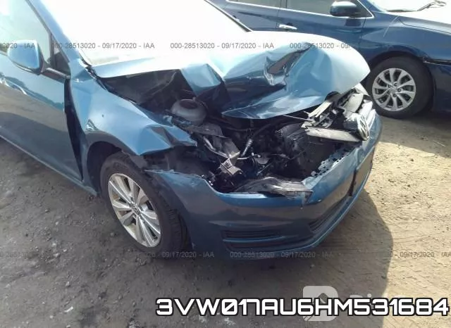 3VW017AU6HM531684 фото 7