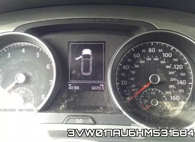 3VW017AU6HM531684 фото 8