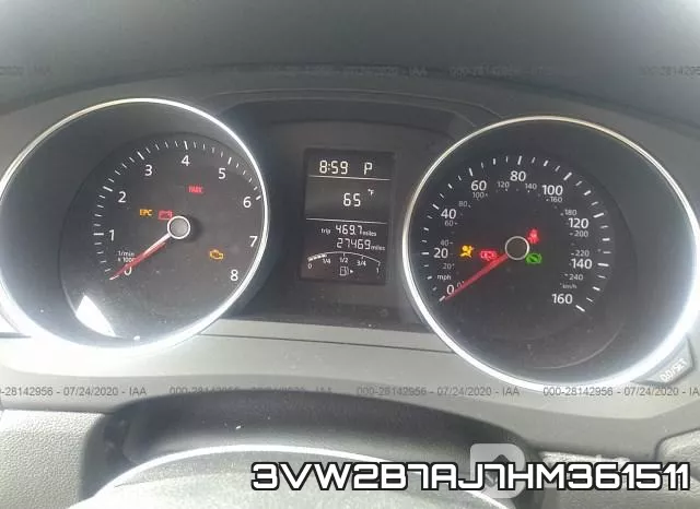 3VW2B7AJ7HM361511 фото 7
