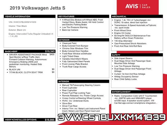 3VWC57BUXKM141839 фото 2