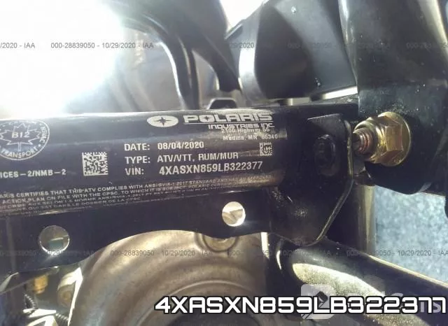 4XASXN859LB322377 фото 2