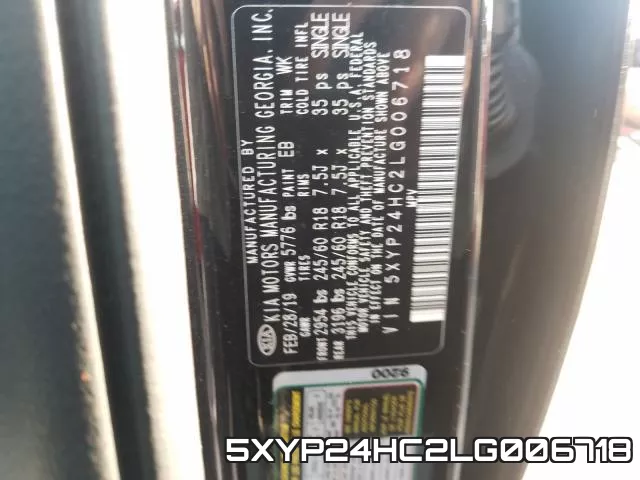 5XYP24HC2LG006718 фото 2