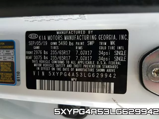 5XYPG4A53LG629942 фото 2