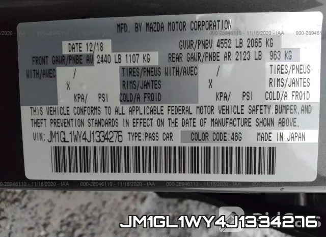JM1GL1WY4J1334276 фото 10