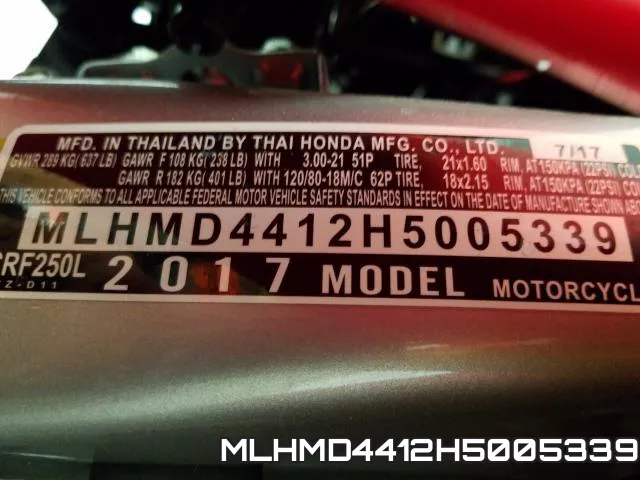 MLHMD4412H5005339 фото 2