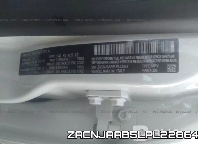 ZACNJAAB5LPL22864 фото 10