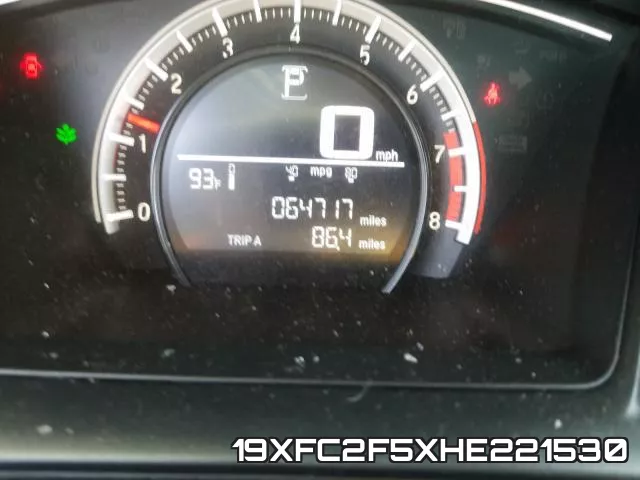 19XFC2F5XHE221530 фото 9