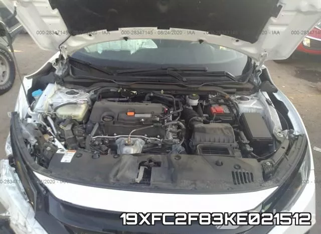 19XFC2F83KE021512 фото 2