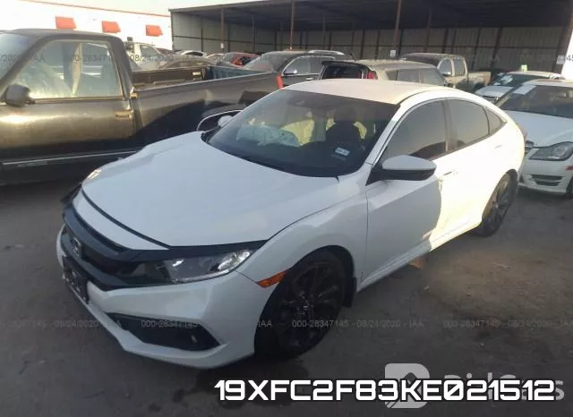 19XFC2F83KE021512 фото 3