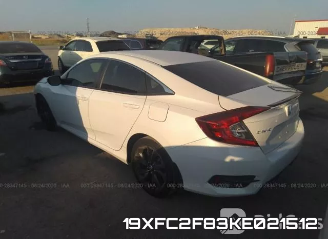 19XFC2F83KE021512 фото 4