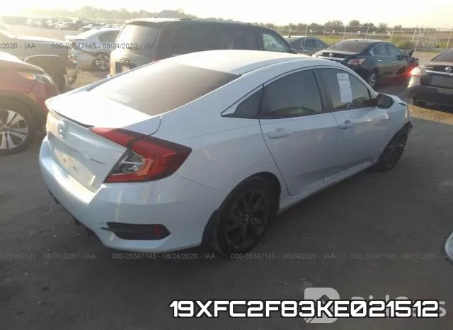 19XFC2F83KE021512 фото 5