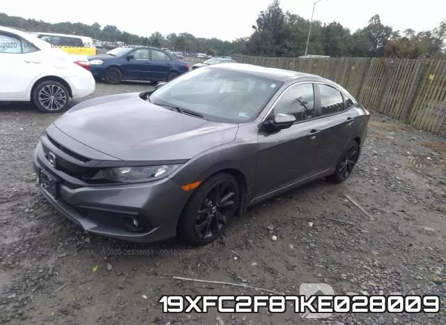 19XFC2F87KE028009 фото 3