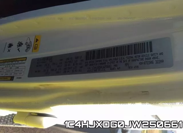 1C4HJXDG0JW250661 фото 9