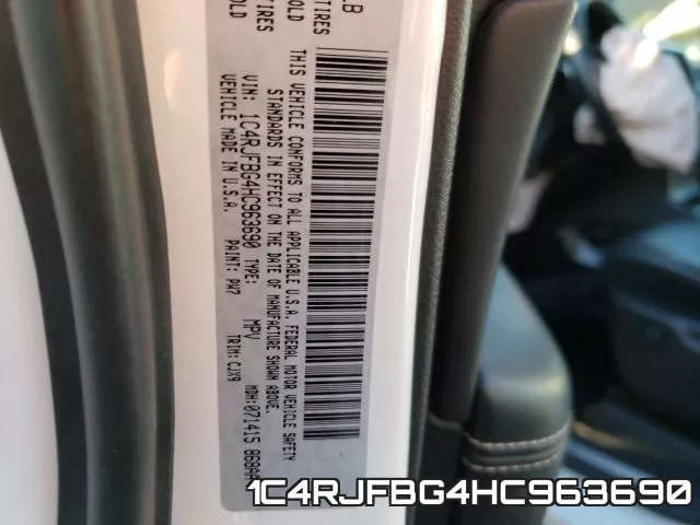 1C4RJFBG4HC963690 фото 2