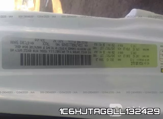 1C6HJTAG8LL132429 фото 10