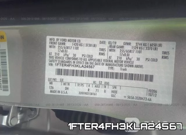 1FTER4FH3KLA24567 фото 10