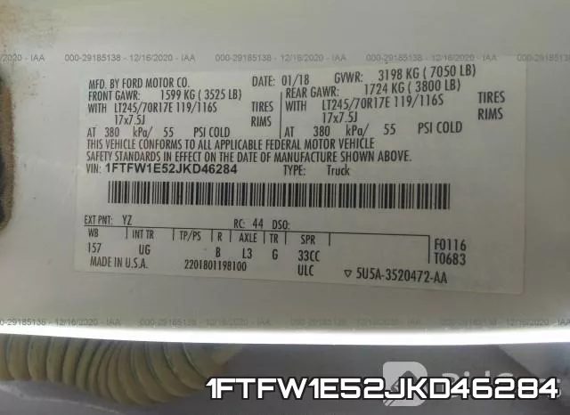 1FTFW1E52JKD46284 фото 10