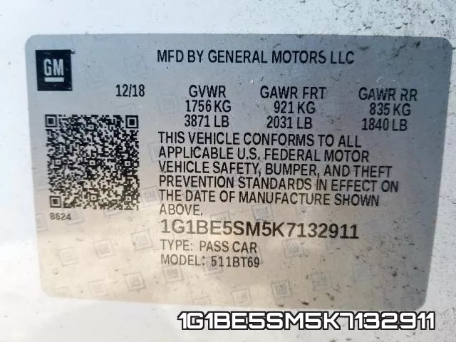 1G1BE5SM5K7132911 фото 2