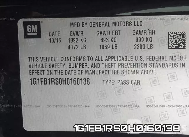 1G1FB1RS0H0160138 фото 10