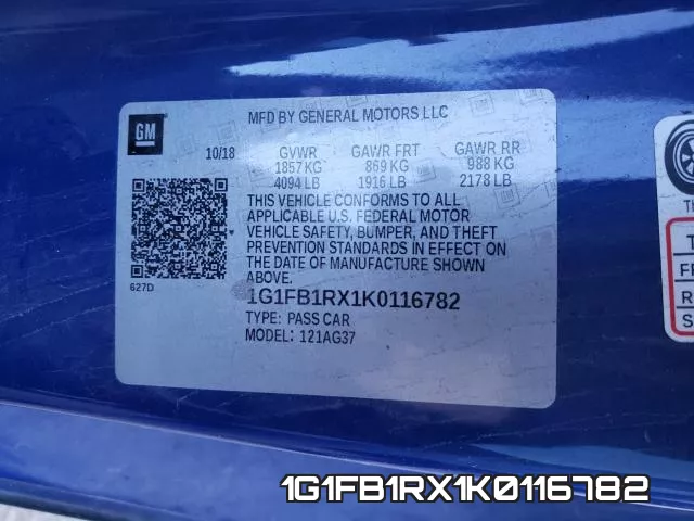 1G1FB1RX1K0116782 фото 2