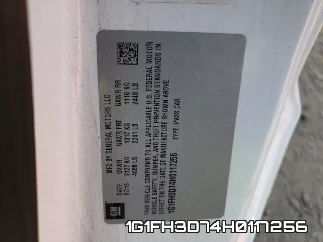 1G1FH3D74H0117256 фото 2