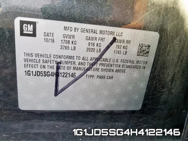 1G1JD5SG4H4122146 фото 2