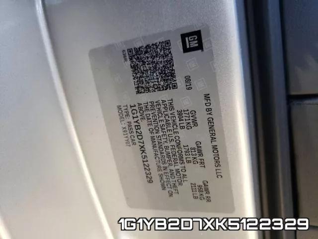 1G1YB2D7XK5122329 фото 2